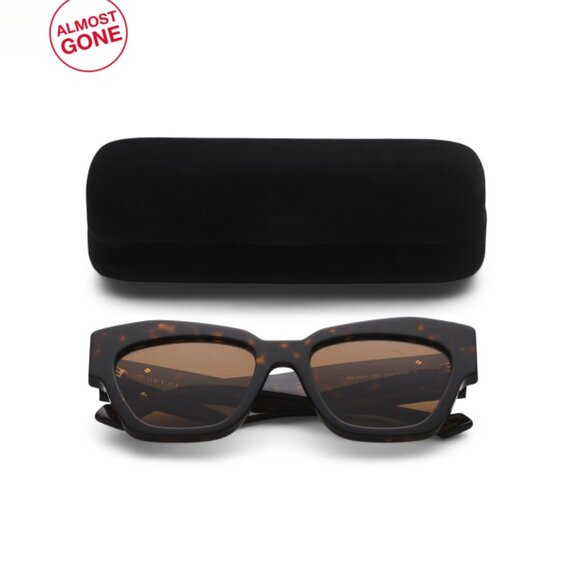 GUCCI Havana Brown 55mm Square Sunglasses - Picture 1 of 2